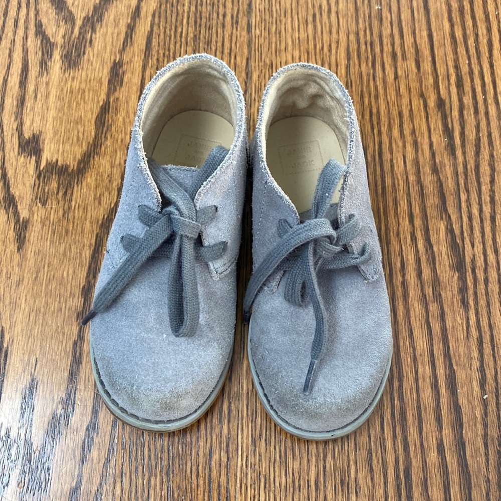 Janie & Jack Toddler Boys Suede Lace Up Boots